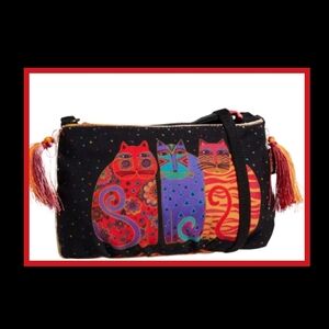 LAUREL BURCH FELINE FRIENDS CROSSBODY BAG
